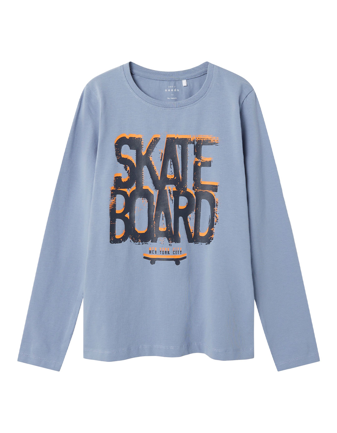 Παιδική  μπλούζα Name it για αγόρι, σιελ, Regular Fit, 95% βαμβάκι, 5% ελαστάνη. Παιδική  μπλούζα Name it για αγόρι, σιελ, Regular Fit, 95% βαμβάκι, 5% ελαστάνη.