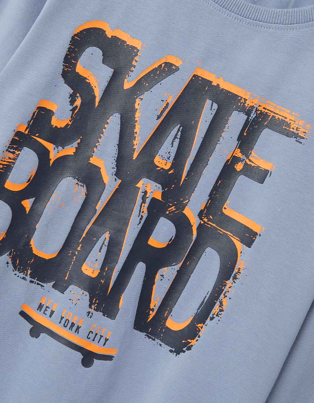 Παιδική  μπλούζα Name it για αγόρι, σιελ, Regular Fit, 95% βαμβάκι, 5% ελαστάνη. Παιδική  μπλούζα Name it για αγόρι, σιελ, Regular Fit, 95% βαμβάκι, 5% ελαστάνη.