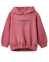 Μπλούζα φούτερ  με κουκούλα για  κορίτσι  'FRIENDSHIP', σκούρο ροζ, Slim Fit, 40% βαμβάκι, 60% πολυεστέρας. Μπλούζα φούτερ  με κουκούλα για  κορίτσι  'FRIENDSHIP', σκούρο ροζ, Slim Fit, 40% βαμβάκι, 60% πολυεστέρας.