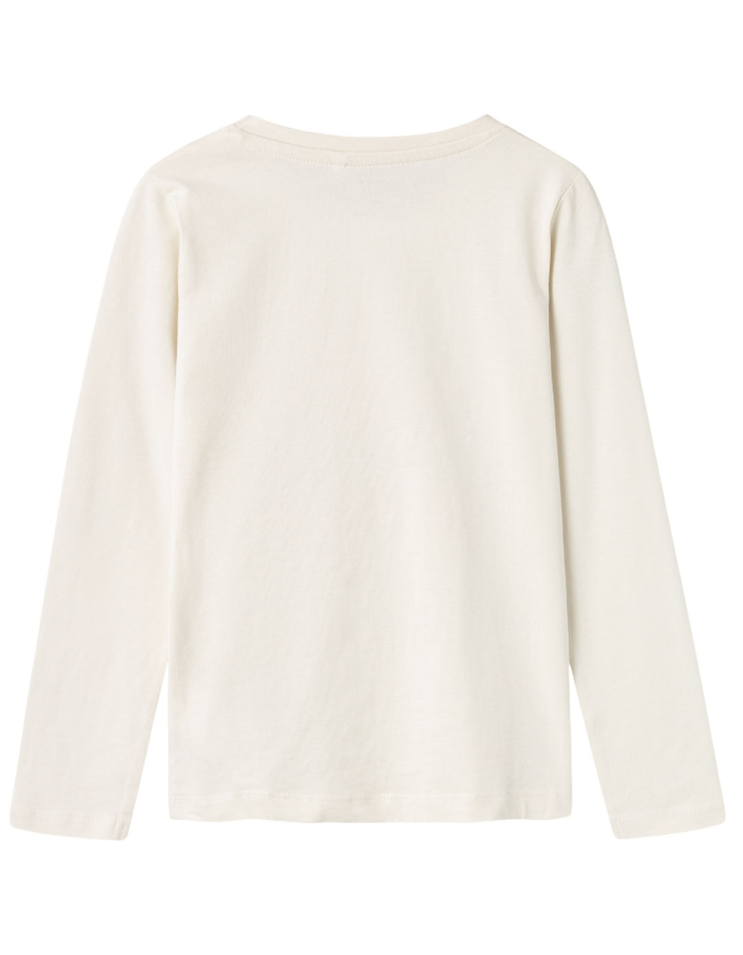 Παιδική μπλούζα name it για κορίτσι, εκρού, Regular Fit, 100% βαμβάκι. Παιδική μπλούζα name it για κορίτσι, εκρού, Regular Fit, 100% βαμβάκι.