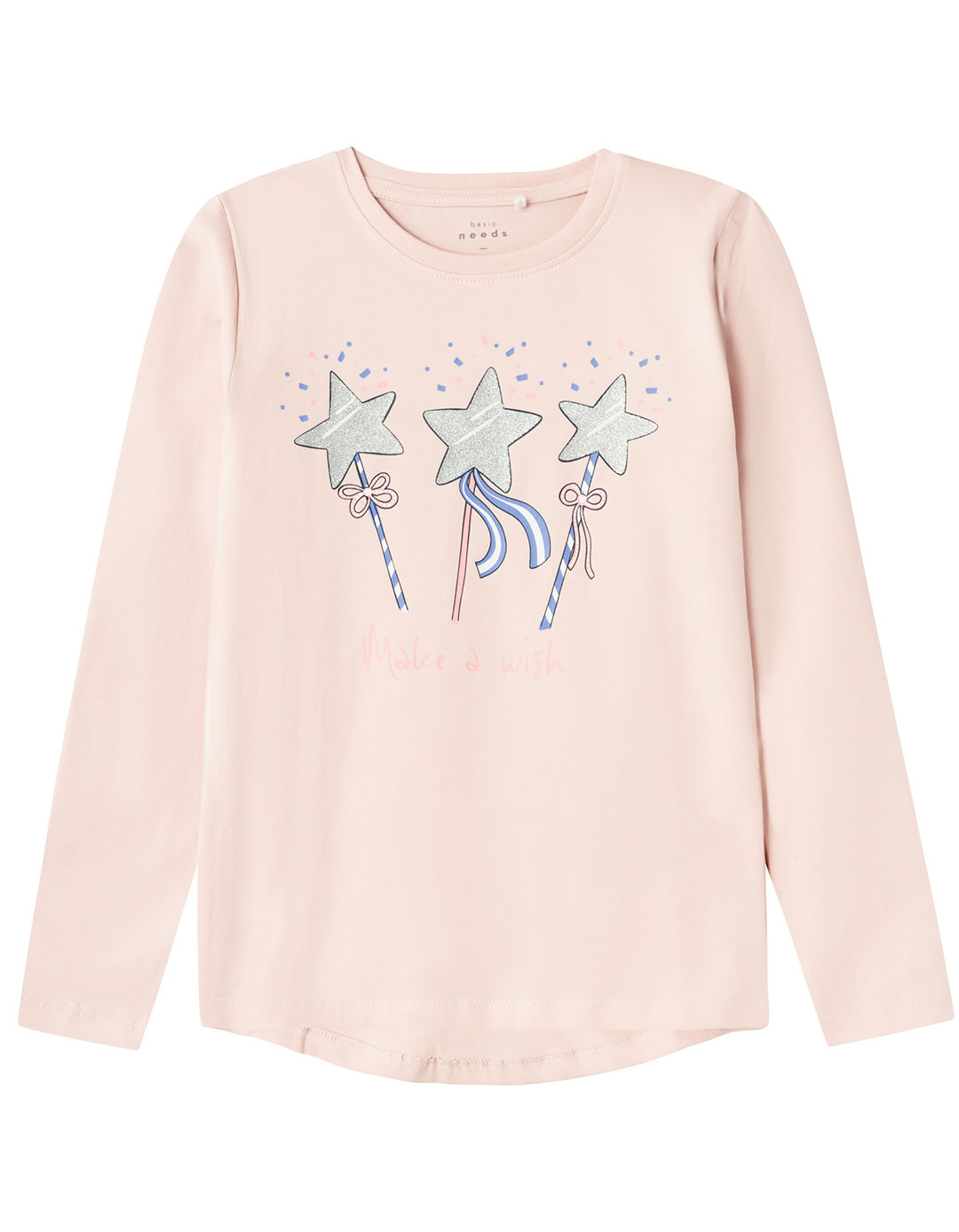 Παιδική μπλούζα name it για κορίτσι, σομόν, Regular Fit, 95% βαμβάκι. Παιδική μπλούζα name it για κορίτσι, σομόν, Regular Fit, 95% βαμβάκι.