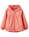 Αντιανεμικό μπουφάν για κορίτσια με κουκούλα, ροζ, Slim Fit, 100% πολυεστέρας. Αντιανεμικό μπουφάν για κορίτσια με κουκούλα, ροζ, Slim Fit, 100% πολυεστέρας.
