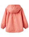 Αντιανεμικό μπουφάν για κορίτσια με κουκούλα, ροζ, Slim Fit, 100% πολυεστέρας. Αντιανεμικό μπουφάν για κορίτσια με κουκούλα, ροζ, Slim Fit, 100% πολυεστέρας.