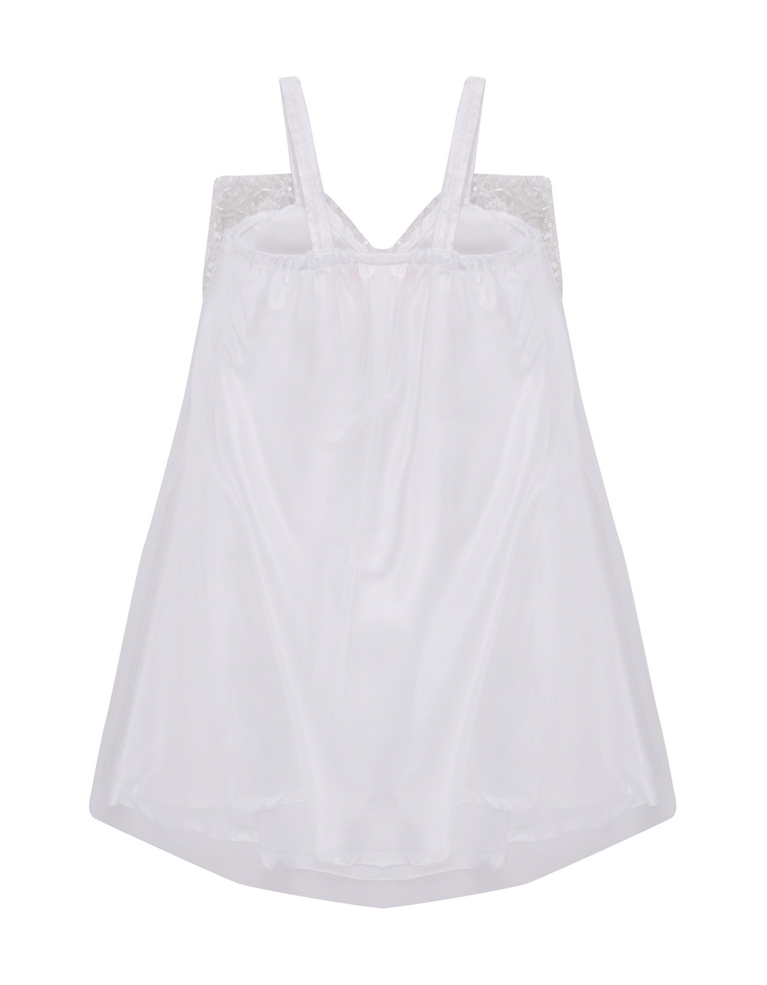 Παιδικό Φόρεμα Βαπτιστικό Λευκό με Τιράντες και Μπαρόκ Φιόγκο, 95%Pol 4%El.Slim Fit. Παιδικό Φόρεμα Βαπτιστικό Λευκό με Τιράντες και Μπαρόκ Φιόγκο, 95%Pol 4%El.Slim Fit.