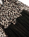 Παιδικό φόρεμα leopard με τούλι και χρυσό γκλίτερ Funky Kids