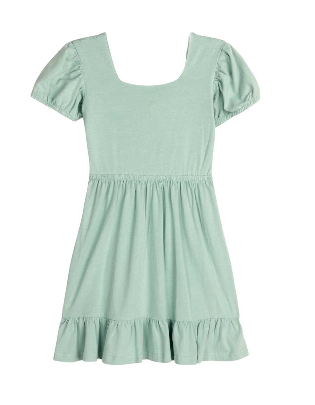 Παιδικό Φόρεμα Κορίτσι Πράσινο με Βολάν – For Funky Kids.95%cotton5%elastan.Regular Fit.