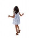 Παιδικό φόρεμα ποπλίνα σιελ Regular Fit, 20% βαμβάκι, 80% πολυεστέρας.