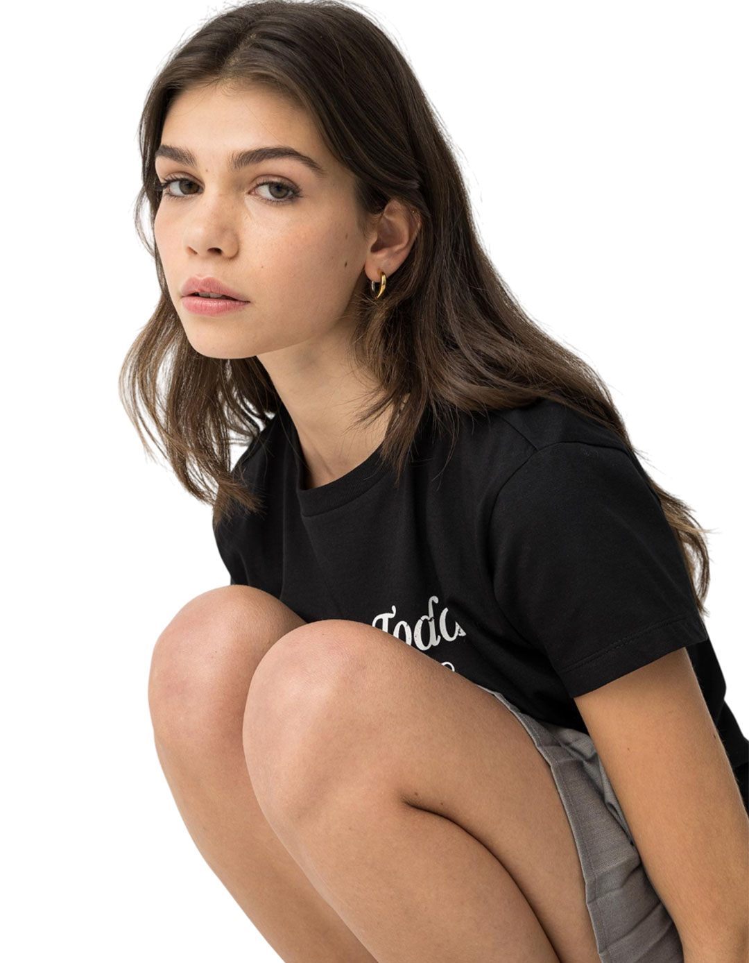 Παιδικό Μαύρο Κοντομάνικο T-Shirt με Στάμπα – TIFFOSI.Regular Fit,100% βαμβάκι. Παιδικό Μαύρο Κοντομάνικο T-Shirt με Στάμπα – TIFFOSI.Regular Fit,100% βαμβάκι.