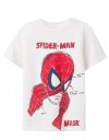  Παιδικό Μπλουζάκι Zippy Spiderman Λευκό 100% Βαμβάκι με Πιστοποίηση Oeko-Tex Standard 100 .Slim Fit