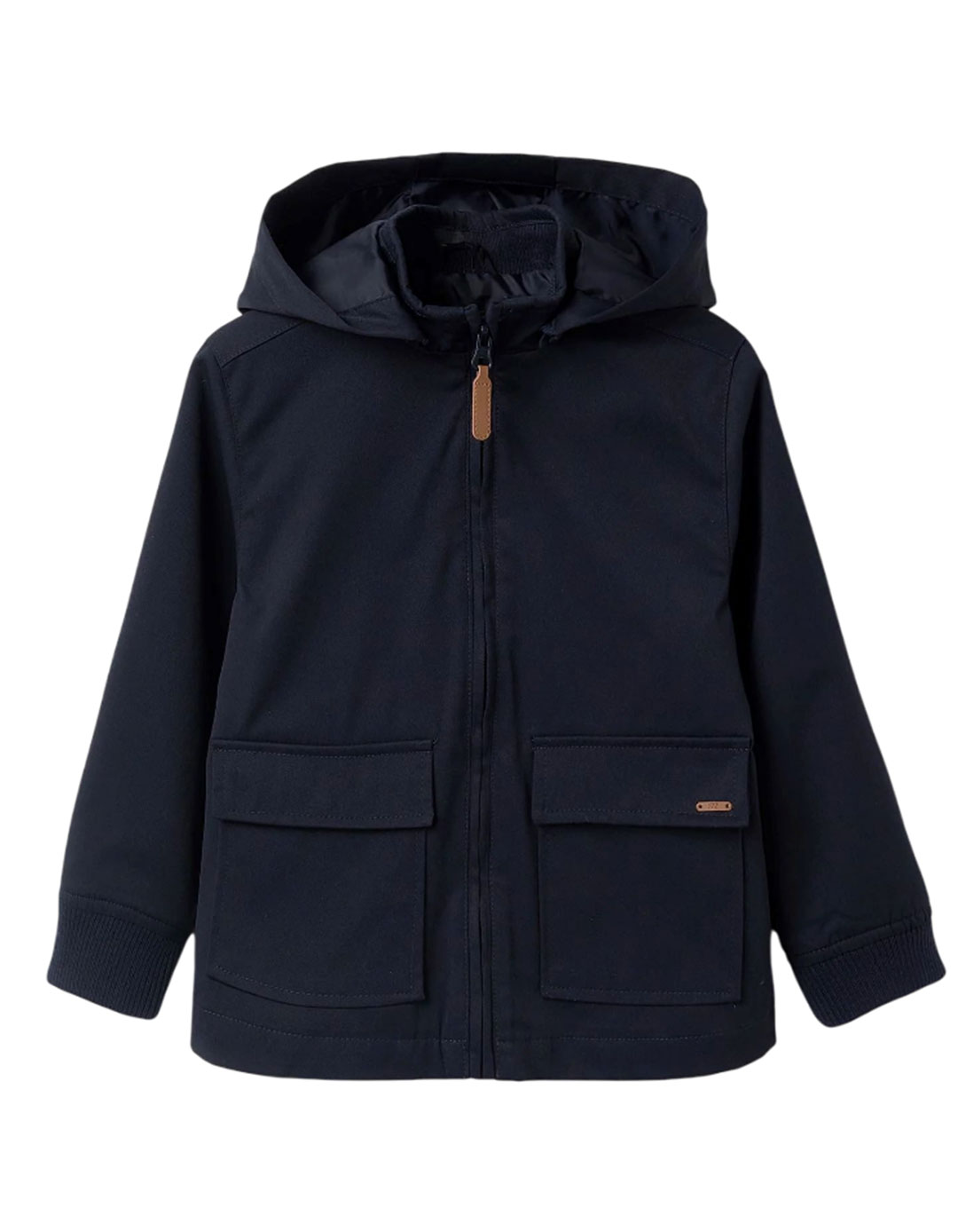 Παιδικό μπουφάν Zippy με αποσπώμενη κουκούλα, μπλε,Slim Fit,100% πολυέστερ.