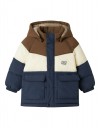 Παιδικό μπουφάν Name It color block αγορίστικο Παιδικό μπουφάν color block για αγόρια Name It