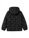 Μαύρο παιδικό μπουφάν Name It αγορίστικο Παιδικό μαύρο μπουφάν Name It για αγόρια 8-14 ετών