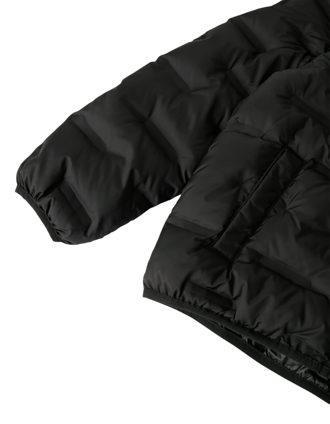 Μαύρο παιδικό μπουφάν Name It αγορίστικο Παιδικό μαύρο μπουφάν Name It για αγόρια 8-14 ετών