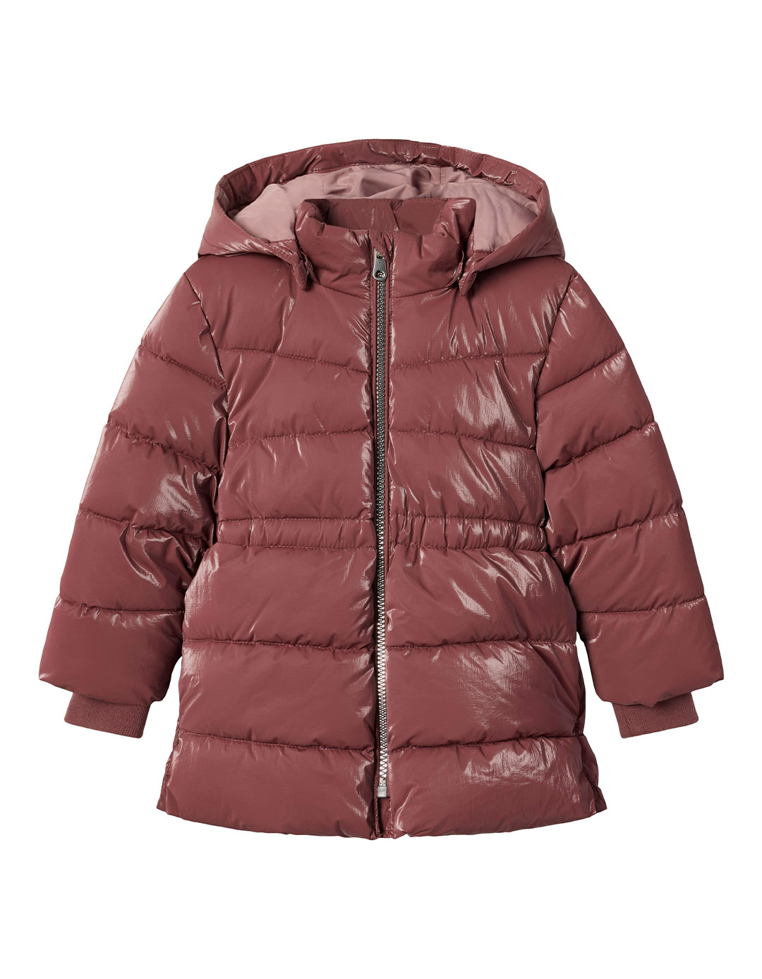 Παιδικό Μπουφάν Name It Ροζ-Καφέ για Κορίτσια 2-7 Ετών.Regular Fit.