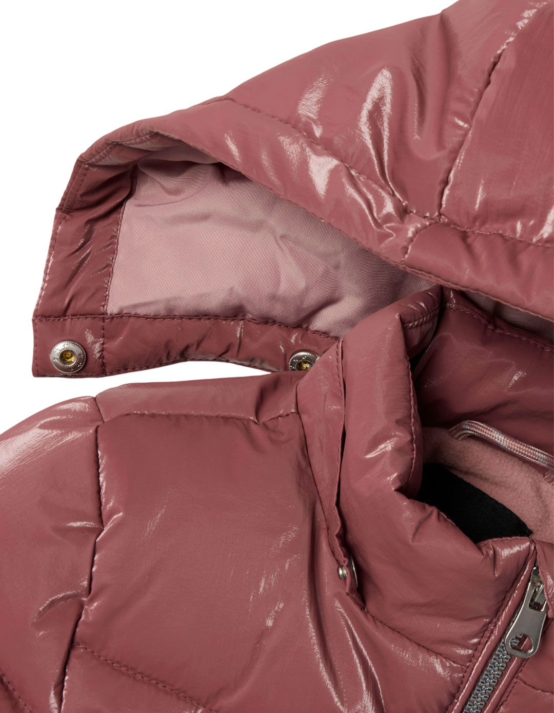 Παιδικό ροζ-καφέ μπουφάν Name It για κορίτσια 2-7 ετών