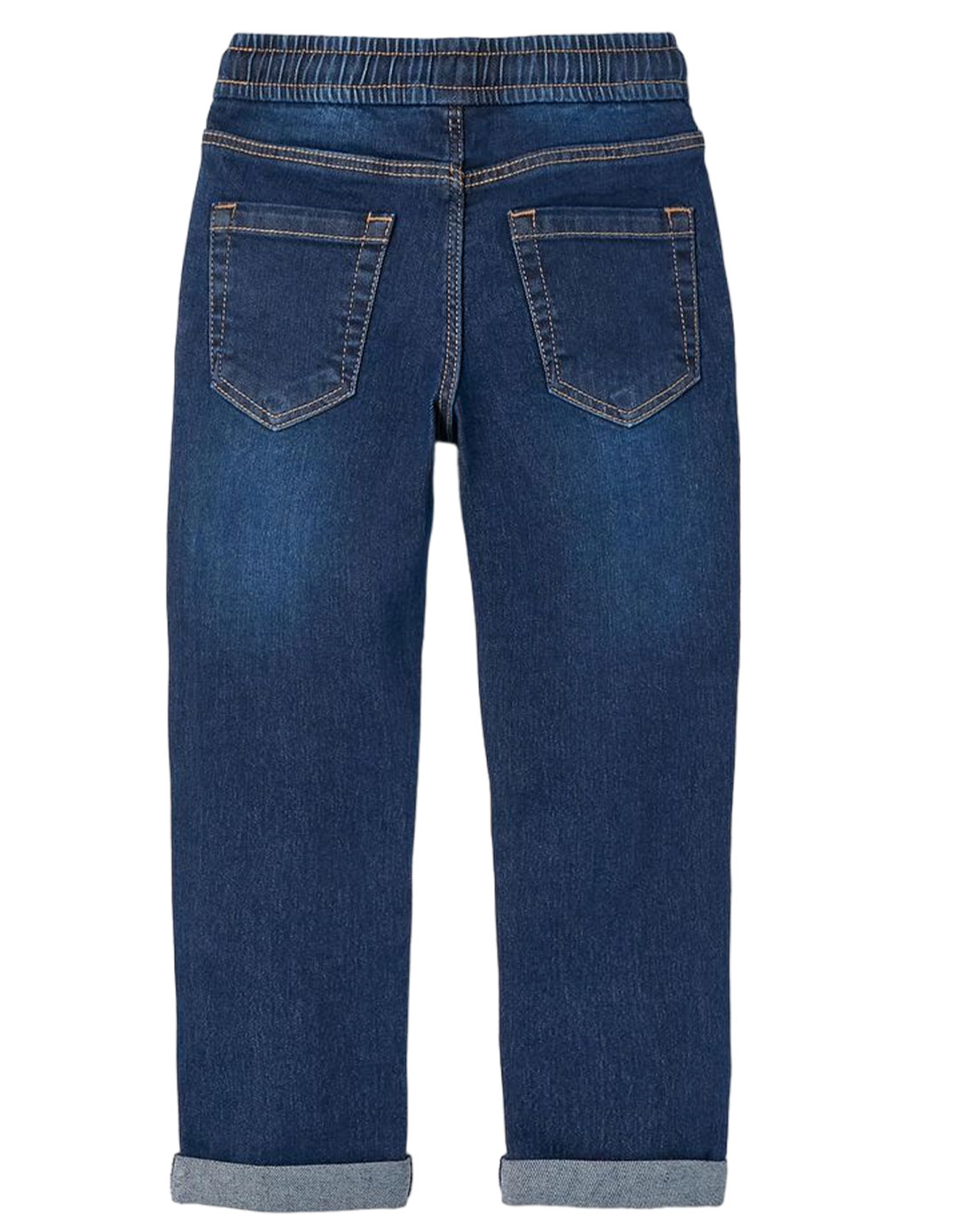 Παιδικό τζιν παντελόνι αγοριών - Άνοιξη Καλοκαίρι Παιδικό τζιν παντελόνι για αγόρι σε μπλε απόχρωση