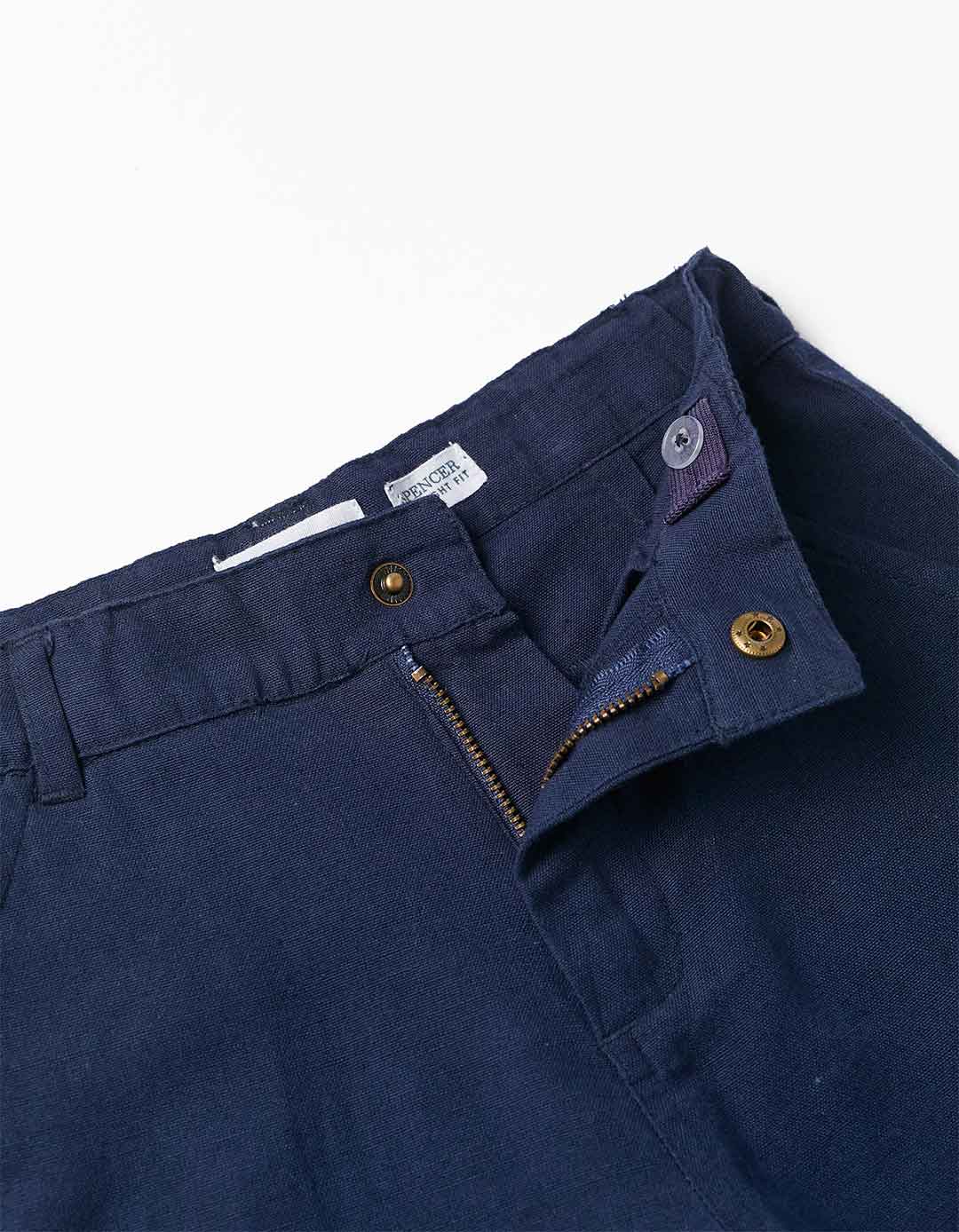 Παιδικό παντελόνι για αγόρι, μπλε, Slim Fit, 86% βαμβάκι, 14% λιν΄ό.