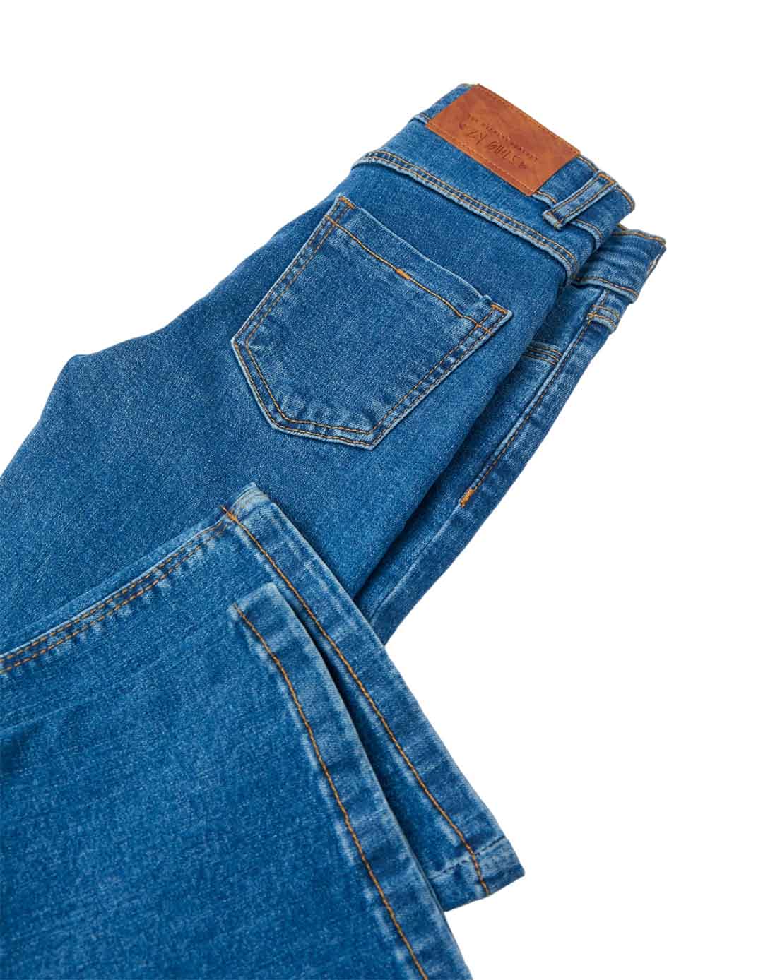 Τζιν για κορίτσι Flare fit, μπλε, Slim Fit, 80% βαμβάκι, 19% πολυεστέρας, 1% ελαστάνη. Τζιν για κορίτσι Flare fit, μπλε, Slim Fit, 80% βαμβάκι, 19% πολυεστέρας, 1% ελαστάνη.