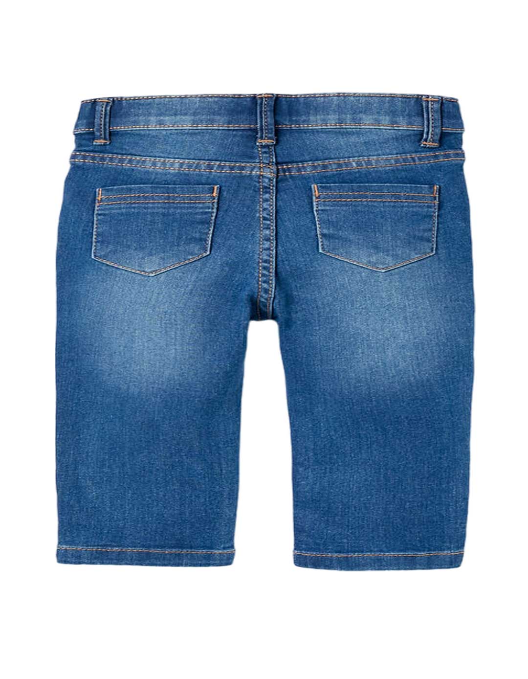 Τζιν  παντελόνι για κορίτσι, μπλε, Slim Fit, 82% βαμβάκι, 17% πολυεστέρας, 1% ελαστάνη.