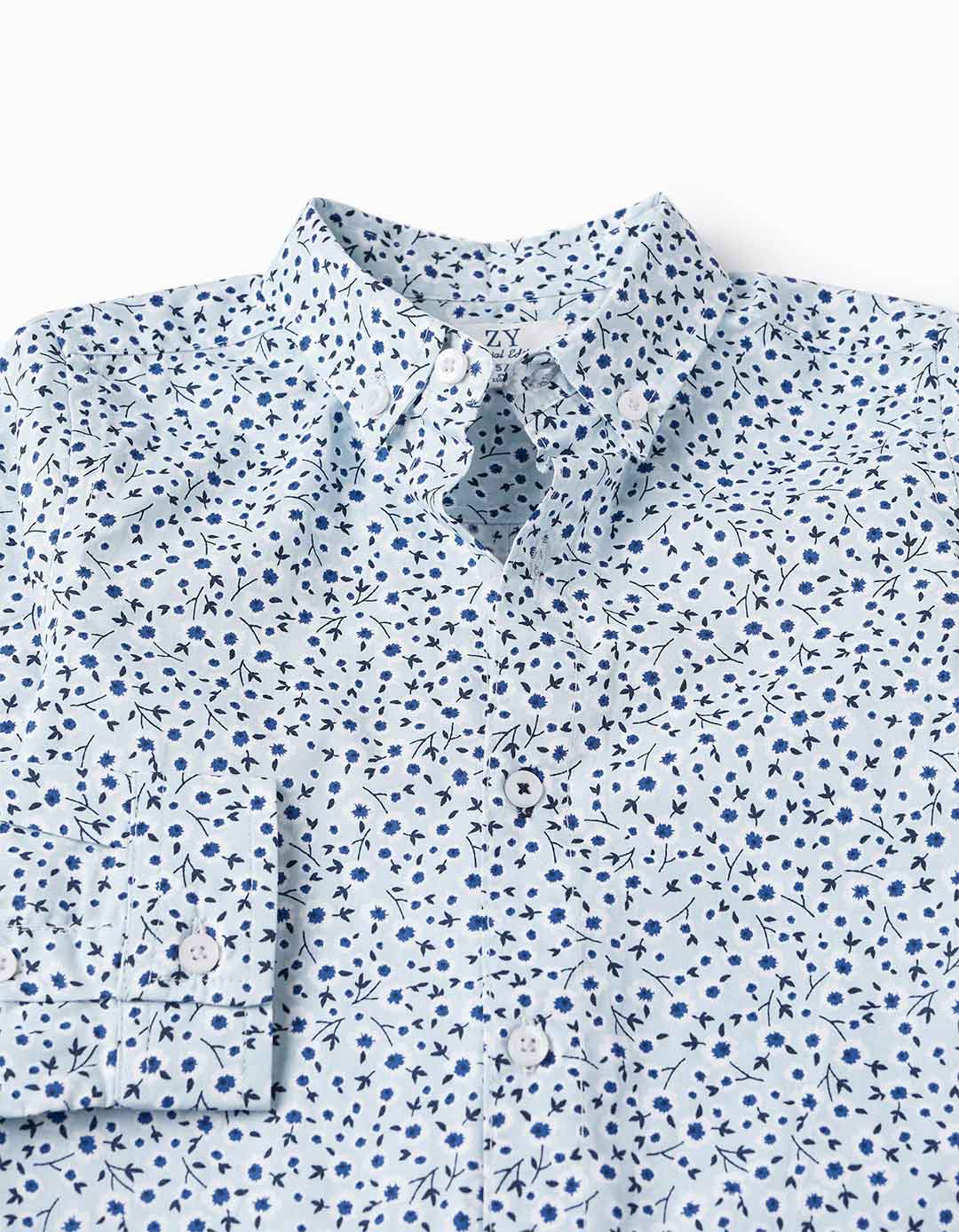 Μακρυμάνικο παιδικό πουκάμισο Zippy με σχέδιο για την άνοιξη και το καλοκαίρι
