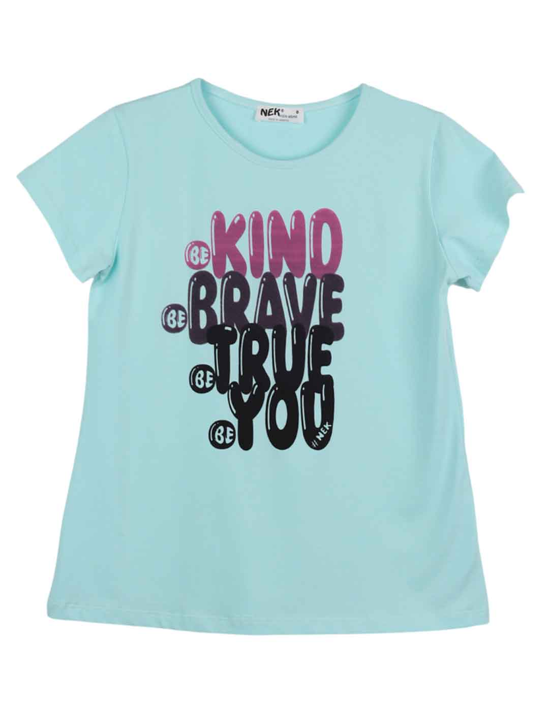 Παιδικό σετ για κορίτσι με μπλούζα και κολάν, γαλάζιο-μαύρο, Regular Fit, 100% βαμβάκι Παιδικό σετ για κορίτσι με μπλούζα και κολάν, γαλάζιο-μαύρο, Regular Fit, 100% βαμβάκι