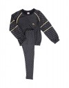 Σετ κορίτσι New College μαύρο μπλούζα κολάν Παιδικό σετ κορίτσι μαύρο μπλούζα κολάν
