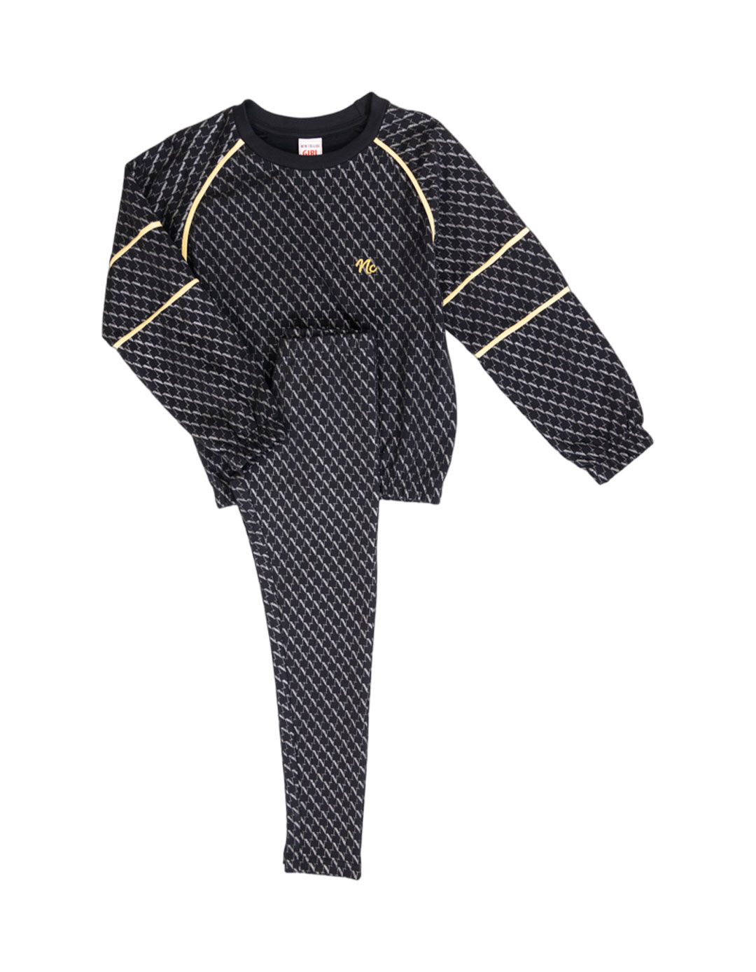 Παιδικό σετ για κορίτσι μπλούζα και κολάν, μαύρο, Regular Fit, 60% βαμβάκι, 40% πολυεστέρας, 58% βαμβάκι, 37% πολυεστέρας, 5% ελαστάνη. Παιδικό σετ για κορίτσι μπλούζα και κολάν, μαύρο, Regular Fit, 60% βαμβάκι, 40% πολυεστέρας, 58% βαμβάκι, 37% πολυεστέρας, 5% ελαστάνη.