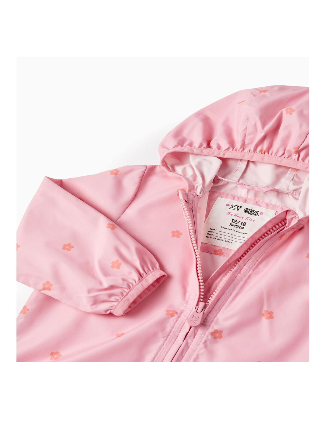 Αντιανεμικό Μπουφάν Zippy Ροζ για Κορίτσι Αντιανεμικό Μπουφάν Zippy Ροζ για Κορίτσι