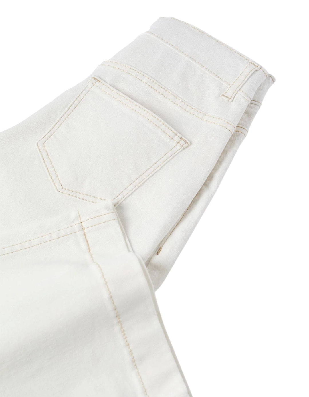 Παντελόνι κοριτσιού εκρού Zippy wide leg Παιδικό εκρού παντελόνι wide leg για κορίτσι Zippy