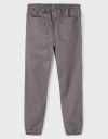Παντελόνι υφασμάτινο σε γκρι χρώμα για αγόρι, Regular Fit, 98% βαμβάκι, 2% ελαστάνη. Παντελόνι υφασμάτινο σε γκρι χρώμα για αγόρι, Regular Fit, 98% βαμβάκι, 2% ελαστάνη.