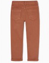 Καφέ παντελόνι twill για αγόρι, Slim Fit, 100% βαμβάκι. Καφέ παντελόνι twill για αγόρι, Slim Fit, 100% βαμβάκι.