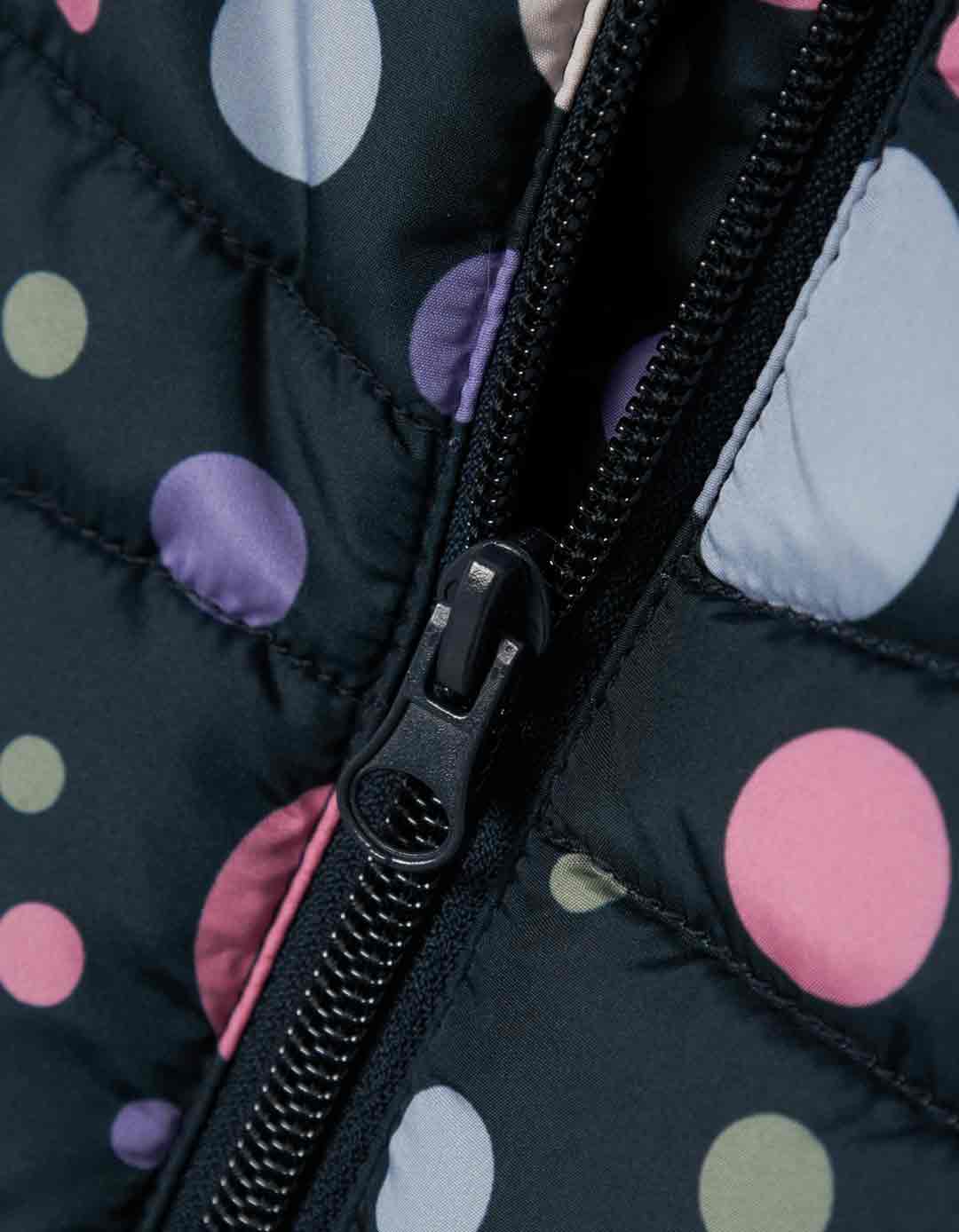 Αμάνικο Μπουφάν Κοριτσιού NAME IT – Μπλε Πουά Αμάνικο Παιδικό Μπουφάν Κοριτσιού Μπλε με Πουά NAME IT