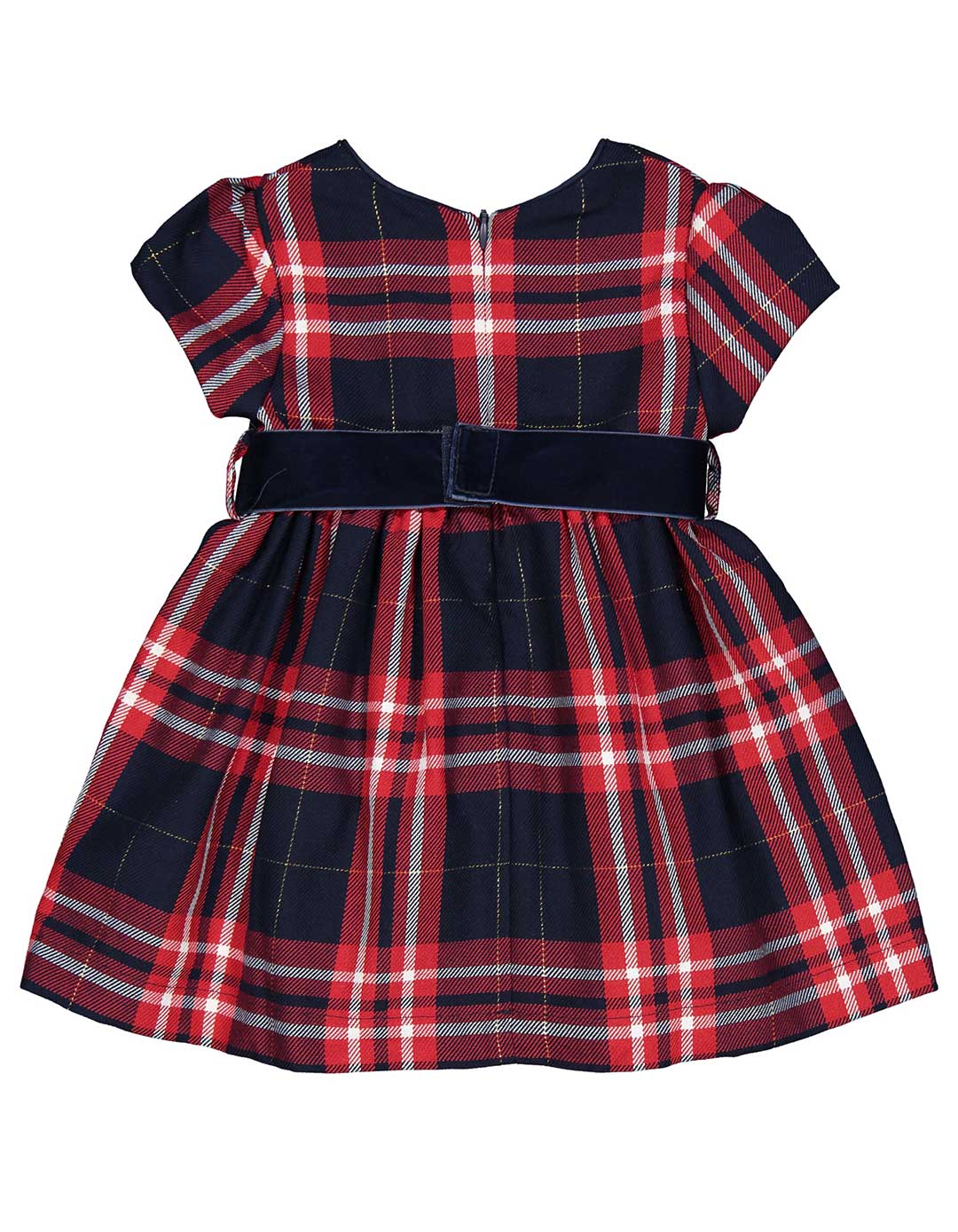 Φόρεμα για κορίτσι σκωτσέζικο, κόκκινο, Regular Fit, 65% βαμβάκι, 35% βισκόζη. Φόρεμα για κορίτσι σκωτσέζικο, κόκκινο, Regular Fit, 65% βαμβάκι, 35% βισκόζη.