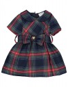 Φόρεμα για κορίτσι σκωτσέζικο, μπλε, Regular Fit, 64% βαμβάκι, 33% βισκόζη, 3% ελαστάνη. Φόρεμα για κορίτσι σκωτσέζικο, μπλε, Regular Fit, 64% βαμβάκι, 33% βισκόζη, 3% ελαστάνη.