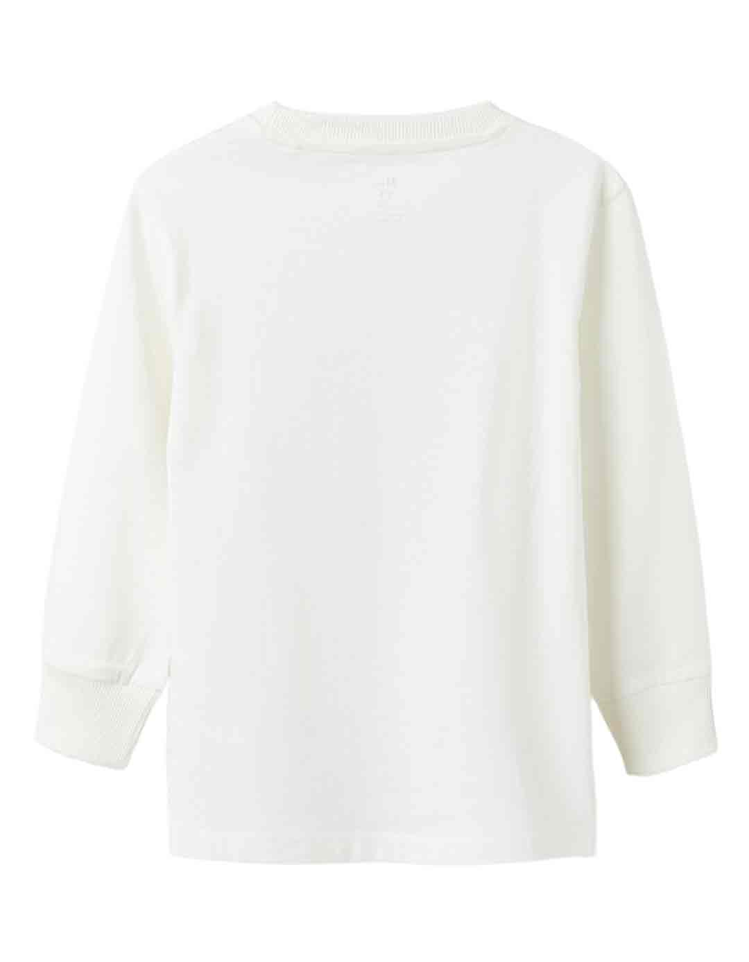 Παιδικό μακρυμάνικό μπλουζάκι για αγόρι, λευκό, Slim Fit, 100% βαμβάκι. Παιδικό μακρυμάνικό μπλουζάκι για αγόρι, λευκό, Slim Fit, 100% βαμβάκι.