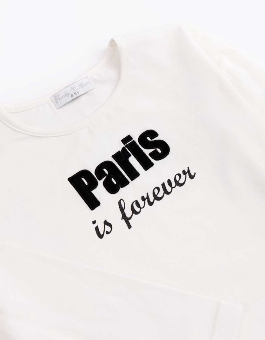 Μπλούζα μακρυμάνικη  για κορίτσι σε χρώμα εκρού, Regular Fit, 95% βαμβάκι, 5% λύκρα. Μπλούζα μακρυμάνικη  για κορίτσι σε χρώμα εκρού, Regular Fit, 95% βαμβάκι, 5% λύκρα.