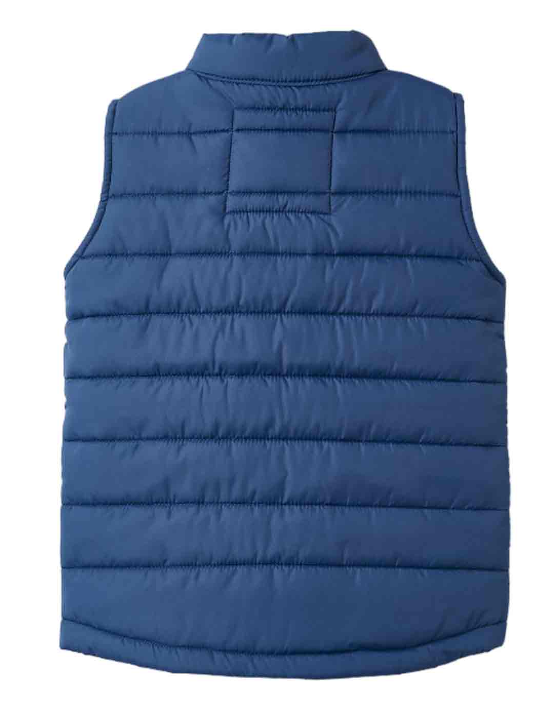 Παιδικό αμάνικο μπουφάν για αγόρι, μπλε, Slim Fit, 100% πολυεστέρας. Παιδικό αμάνικο μπουφάν για αγόρι, μπλε, Slim Fit, 100% πολυεστέρας.