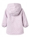 Μπουφάν κορίτσι Zippy λιλά 9-36 μηνών για τον χειμώνα  Παιδικό μπουφάν λιλά με λουλουδάτο μοτίβο για κορίτσια 9-36 μηνών