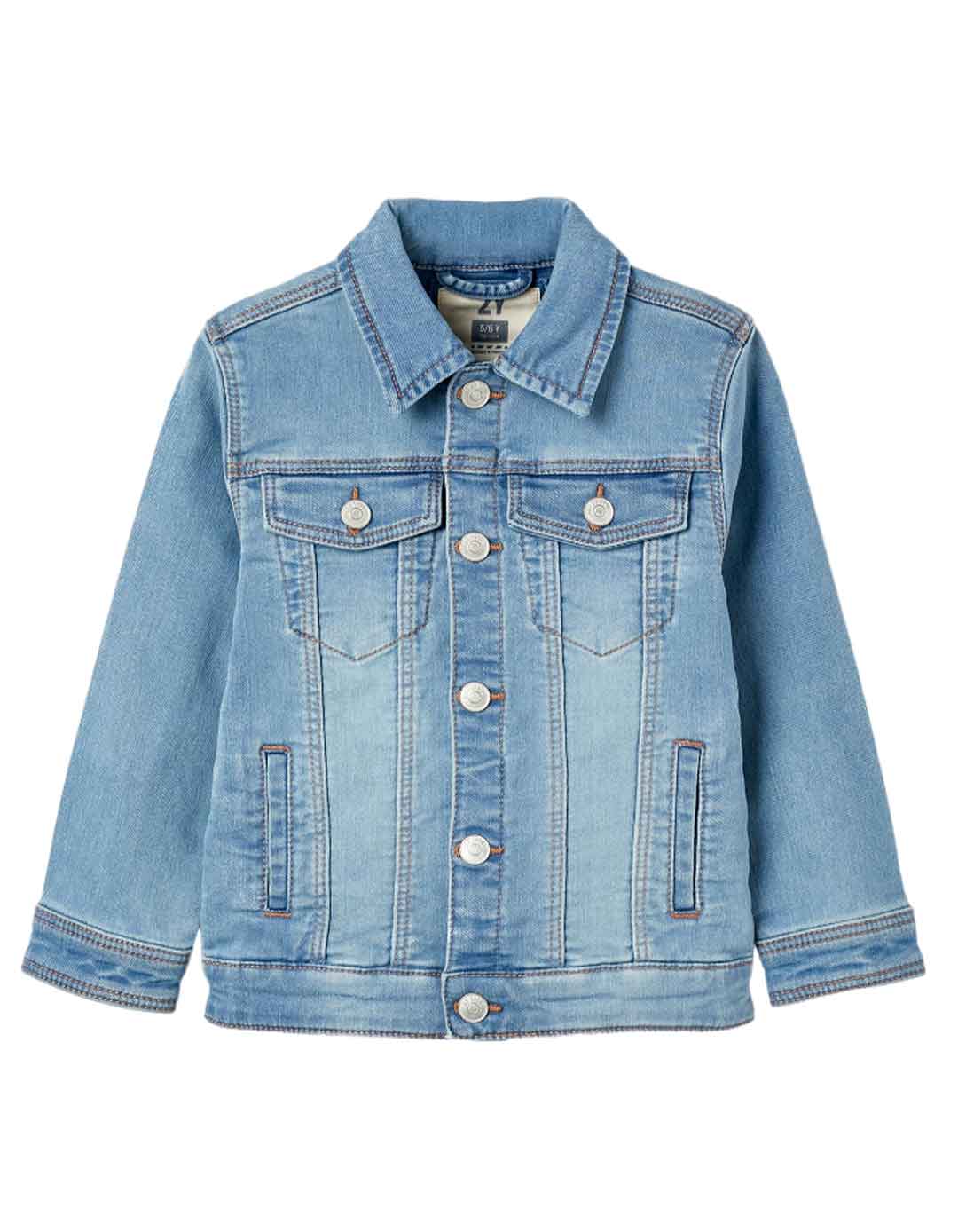 Παιδικό τζιν μπουφάν για αγόρι, μπλε, Slim Fit, 83% βαμβάκι, 16% πολυεστέρας, 1% ελαστάνη. Παιδικό τζιν μπουφάν για αγόρι, μπλε, Slim Fit, 83% βαμβάκι, 16% πολυεστέρας, 1% ελαστάνη.