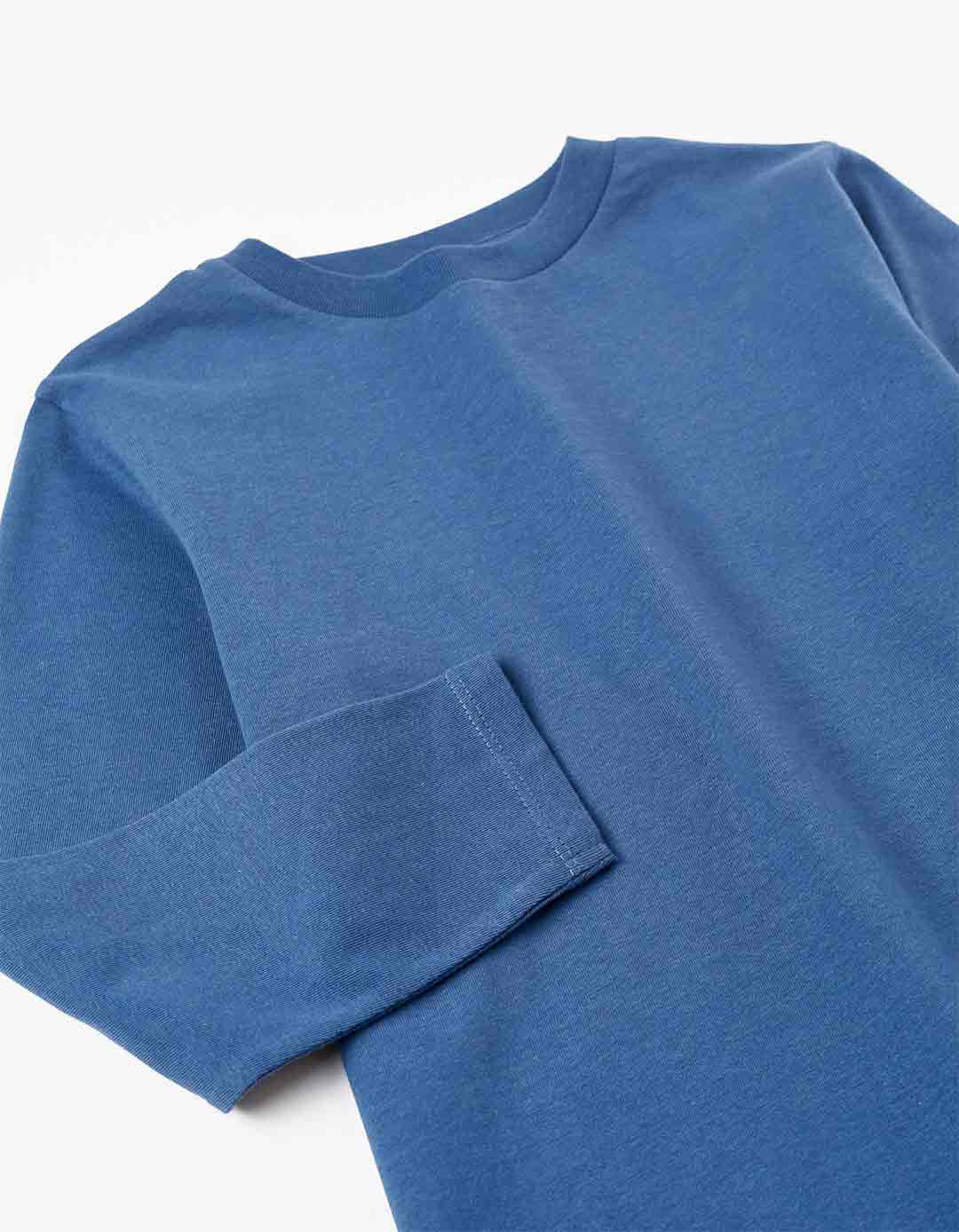 Παιδικές μπλούζες 2 pack μακρυμάνικες, λευκό-μπλε., Slim Fit, 100% βαμβάκι. Παιδικές μπλούζες 2 pack μακρυμάνικες, λευκό-μπλε., Slim Fit, 100% βαμβάκι.