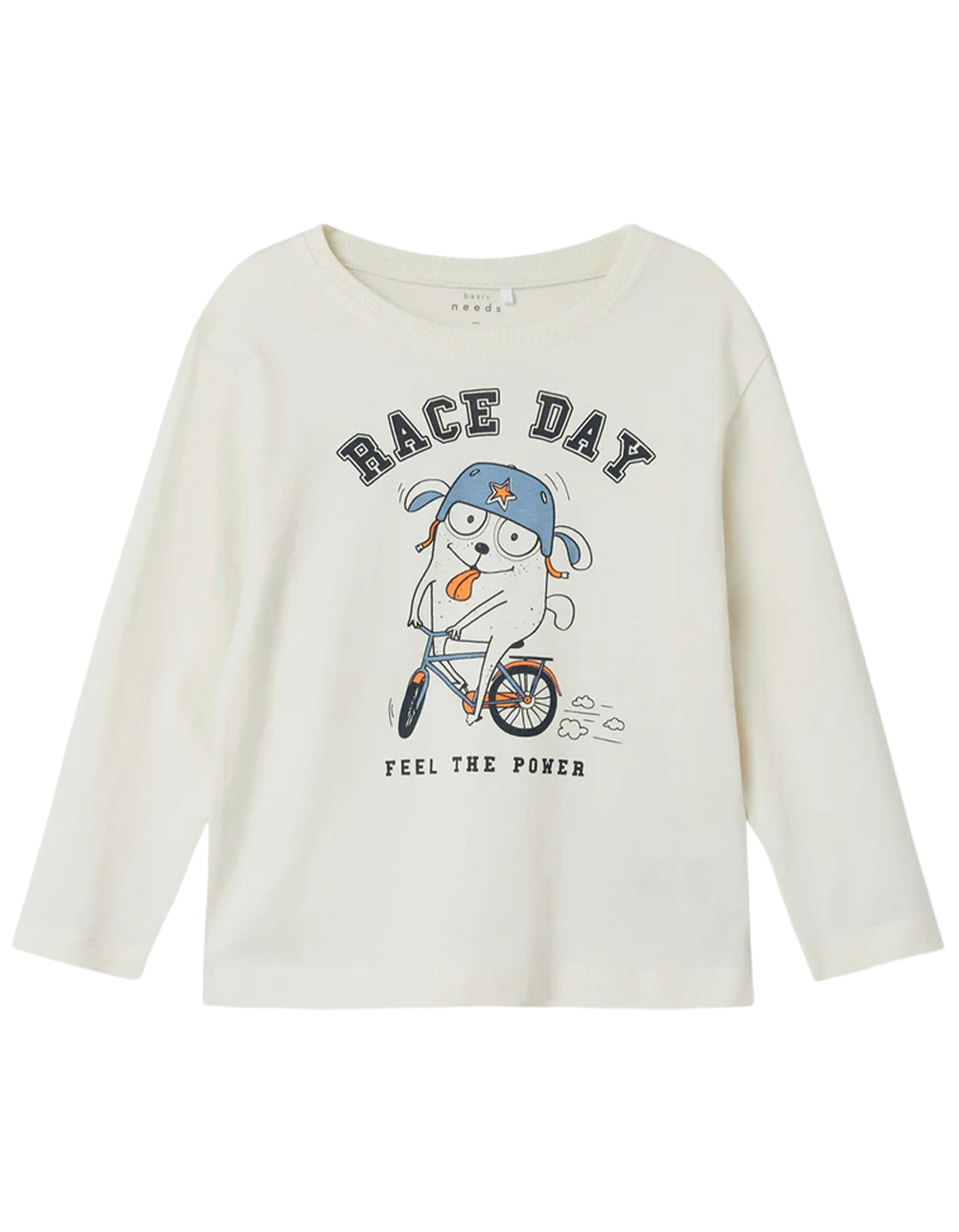 Παιδική μακρυμάνικη μπλούζα για αγόρι, μπεζ, Regular Fit, 100% βαμβάκι.