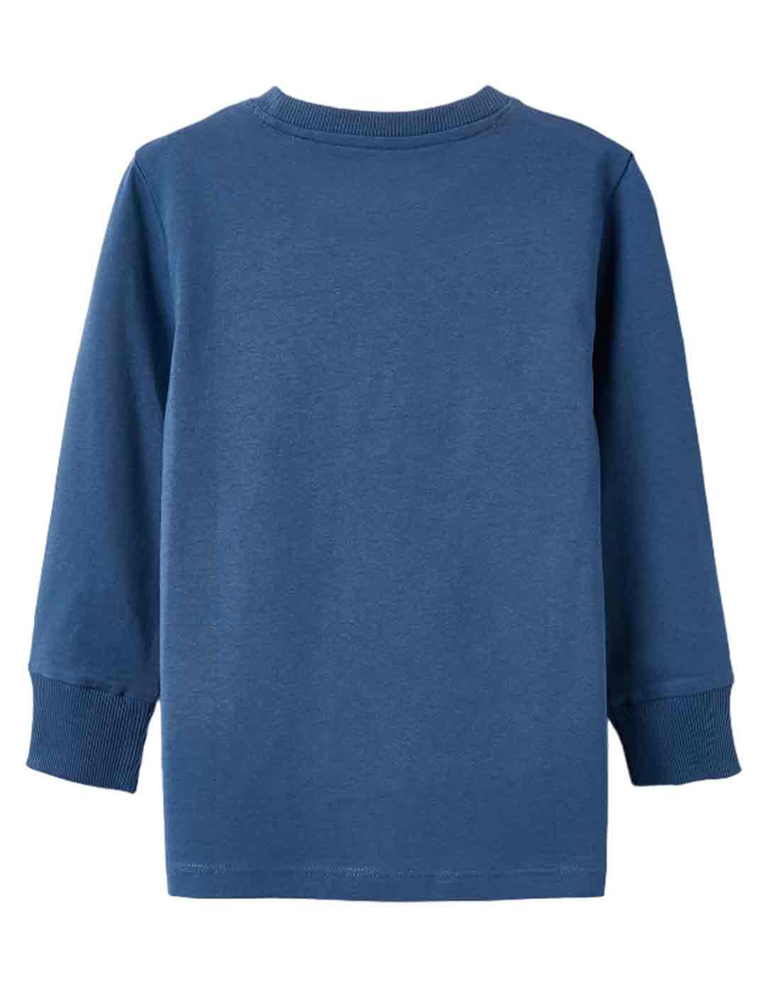 Παιδικό μακρυμάνικό μπλουζάκι για αγόρι, μπλε, Slim Fit, 100% βαμβάκι. Παιδικό μακρυμάνικό μπλουζάκι για αγόρι, μπλε, Slim Fit, 100% βαμβάκι.