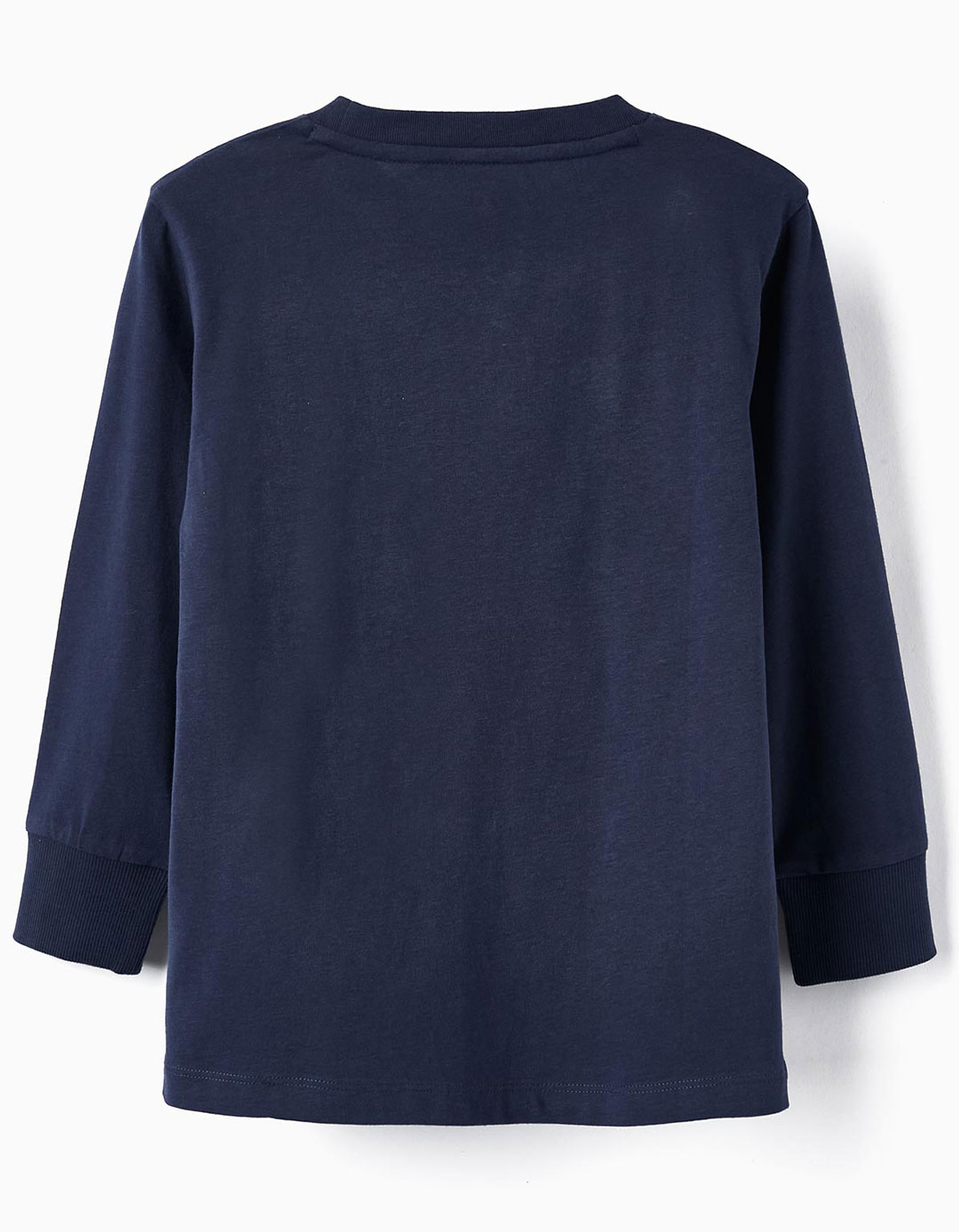 Παιδικό μακρυμάνικό μπλουζάκι για αγόρι, μπλε, Slim Fit, 100% βαμβάκι. Παιδικό μακρυμάνικό μπλουζάκι για αγόρι, μπλε, Slim Fit, 100% βαμβάκι.