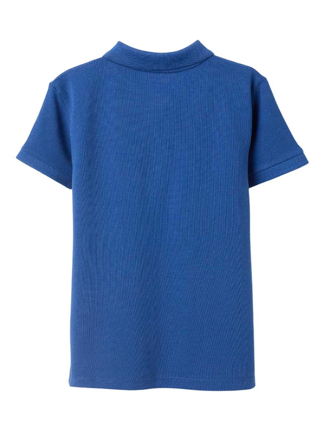 Παιδικό μπλε ρουά πόλο μπλουζάκι με κουμπιά για αγόρι ZIPPY. Slim fit