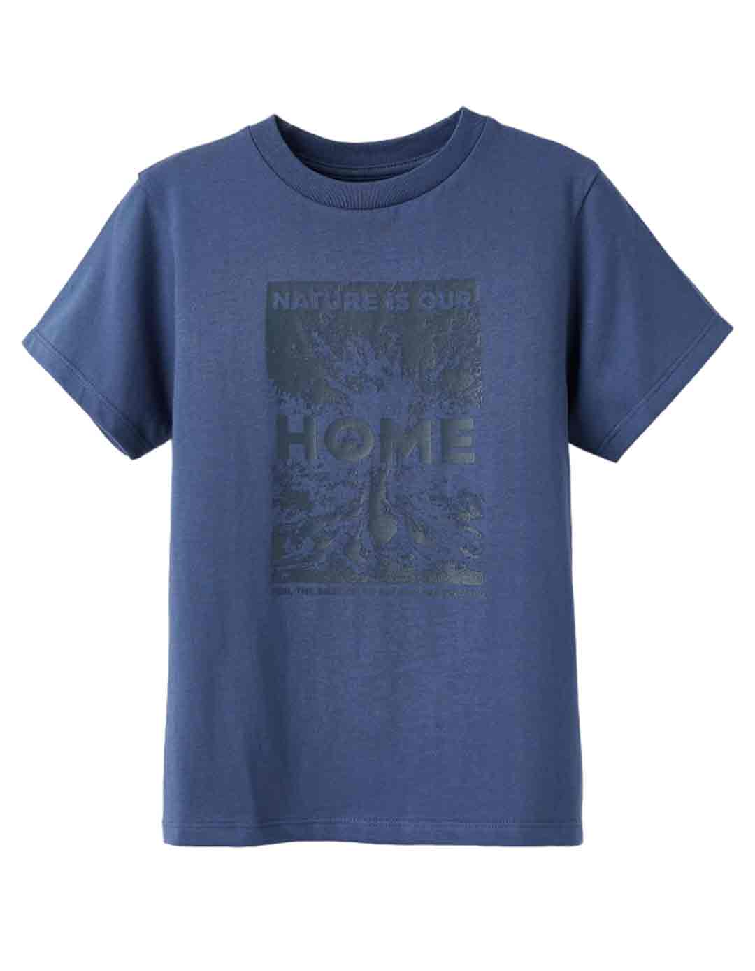 Παιδική κοντομάνική μπλούζα για αγόρι, slim fit, μπλε, 100% βαμβάκι. Παιδική κοντομάνική μπλούζα για αγόρι, slim fit, μπλε, 100% βαμβάκι.