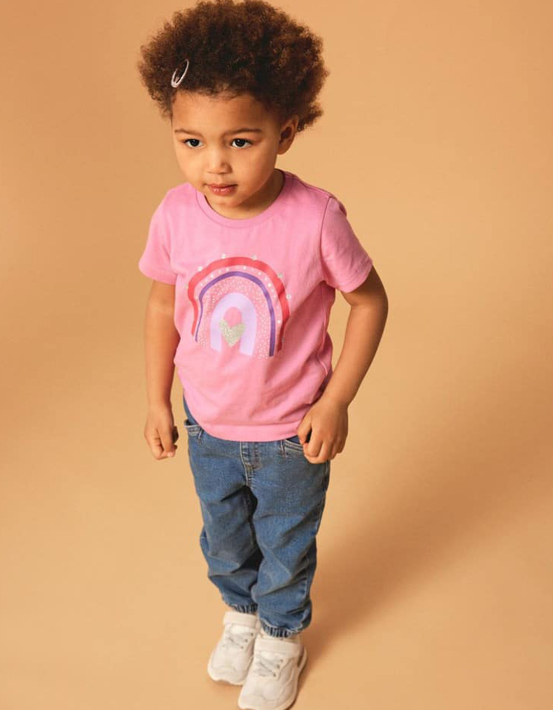 Παιδική Μπλούζα Κορίτσι Ροζ Ουράνιο Τόξο Name It Παιδική μπλούζα κορίτσι ροζ με τύπωμα ουράνιο τόξο