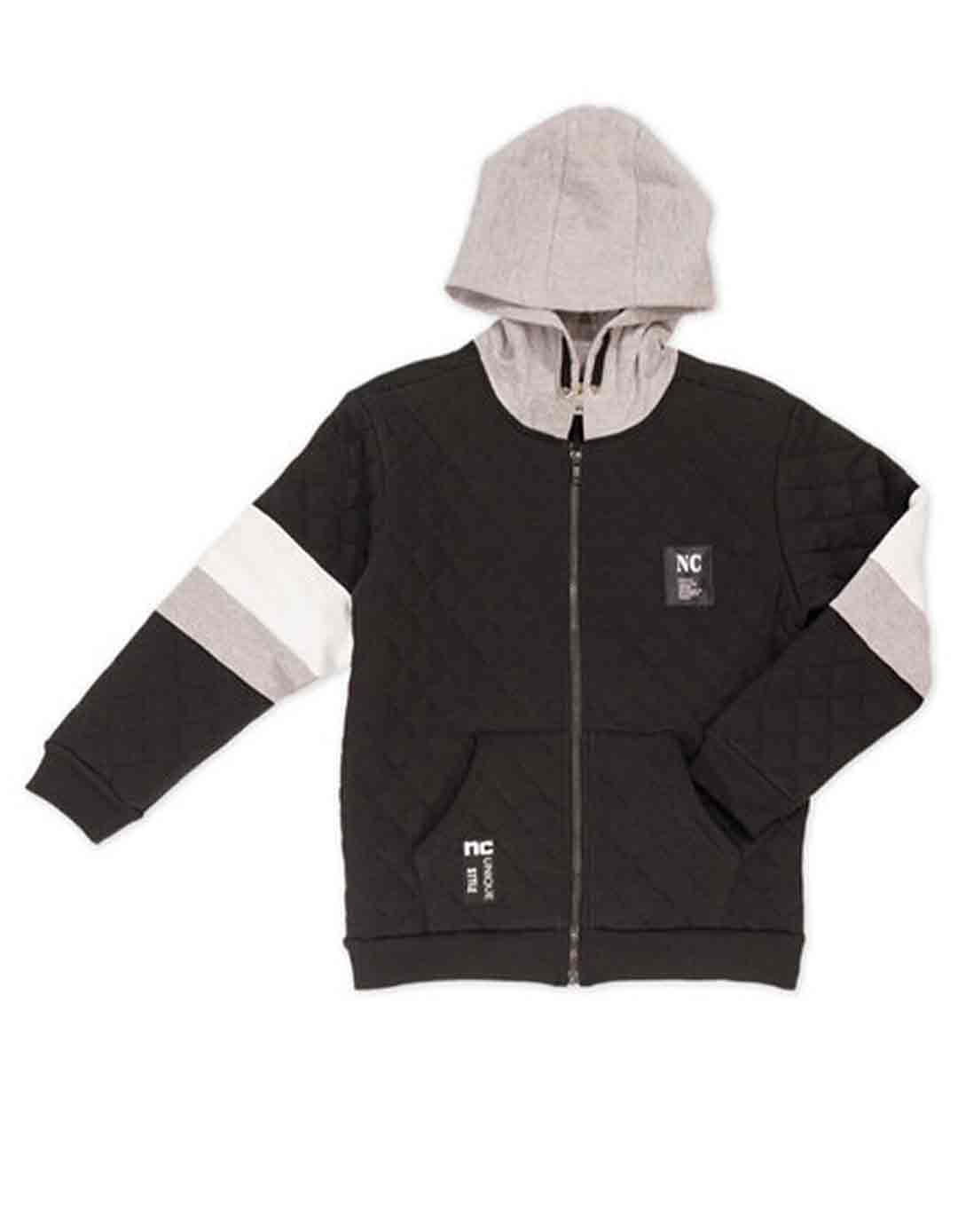 Μπουφανοζακέτα φούτερ για αγόρι με εσωτερική επένδυση μαύρη, Regular Fit, 100% βαμβάκι. Μπουφανοζακέτα φούτερ για αγόρι με εσωτερική επένδυση μαύρη, Regular Fit, 100% βαμβάκι.