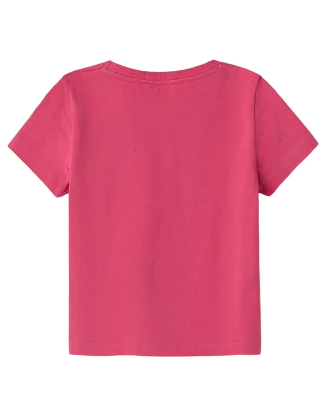 Παιδική μπλούζα κοντομάνικη για κορίτσι, φούξια, Regular Fit, 100% βαμβάκι. Παιδική μπλούζα κοντομάνικη για κορίτσι, φούξια, Regular Fit, 100% βαμβάκι.