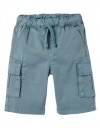 Παιδική βερμούδα cargo για αγόρι, πετρόλ, Slim Fit, 98% βαμβάκι, 2% ελαστάνη.