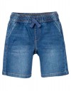 Παιδικό τζιν βερμούδα για αγόρι, μπλε, Slim Fit, 82% βαμβάκι, 17% πολυεστέρας, 1% ελαστάνη.